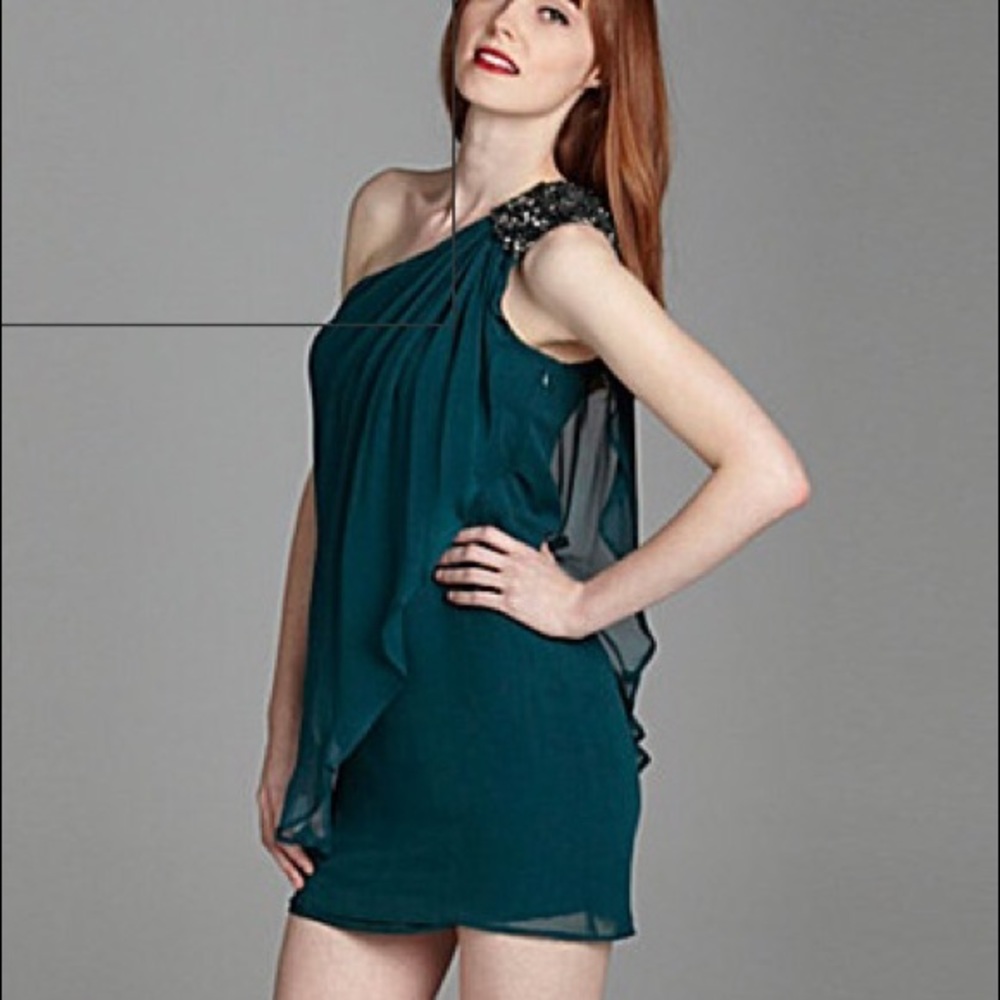 🆕 French Connection Drape Delight beaded dress